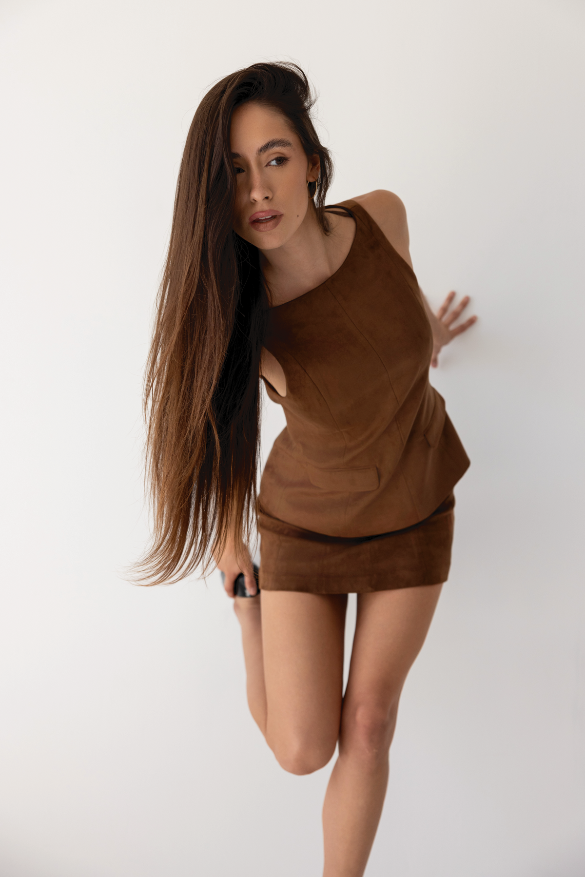 Heidi Vegan Suede Skirt