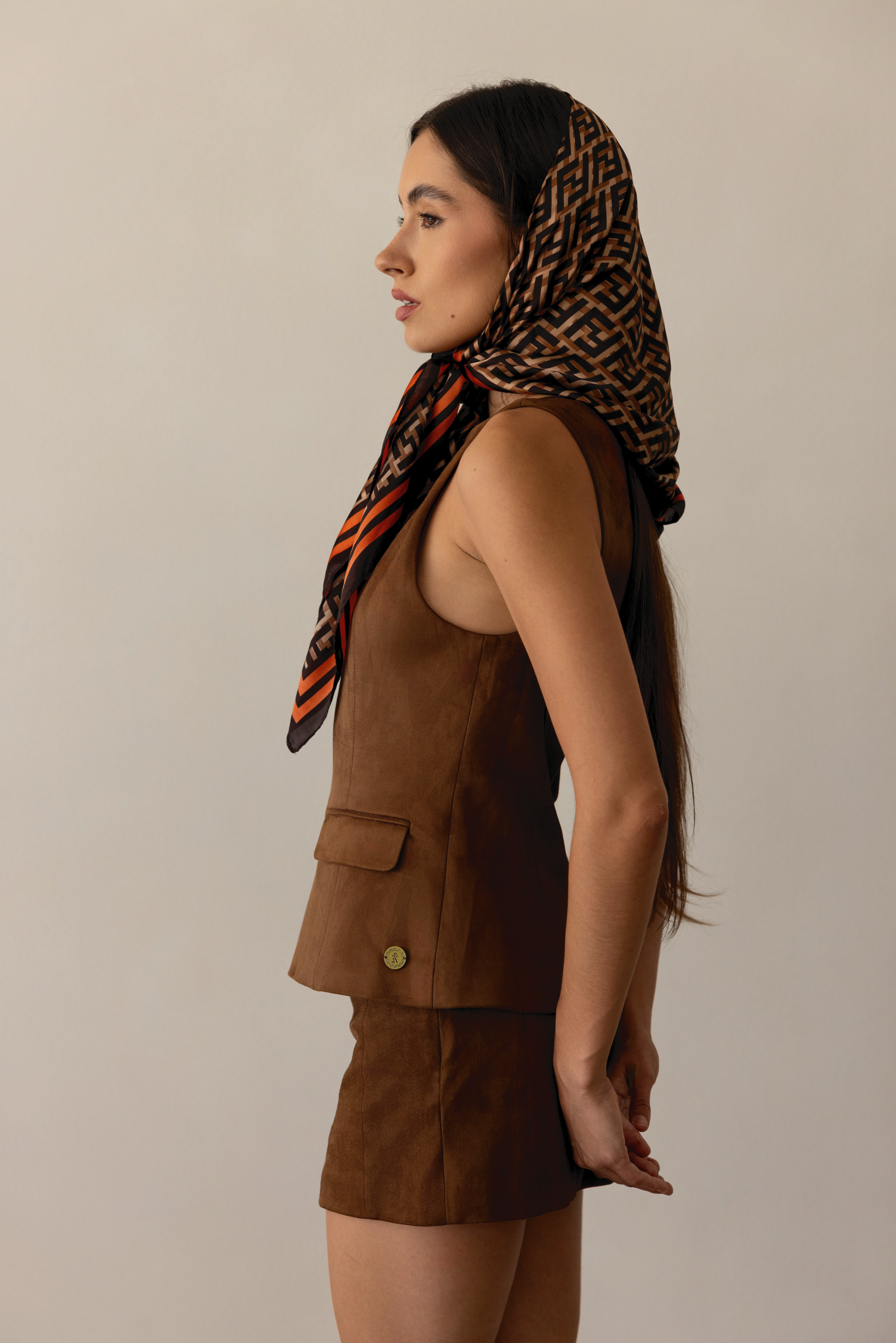 Astrid Vegan Suede Tank