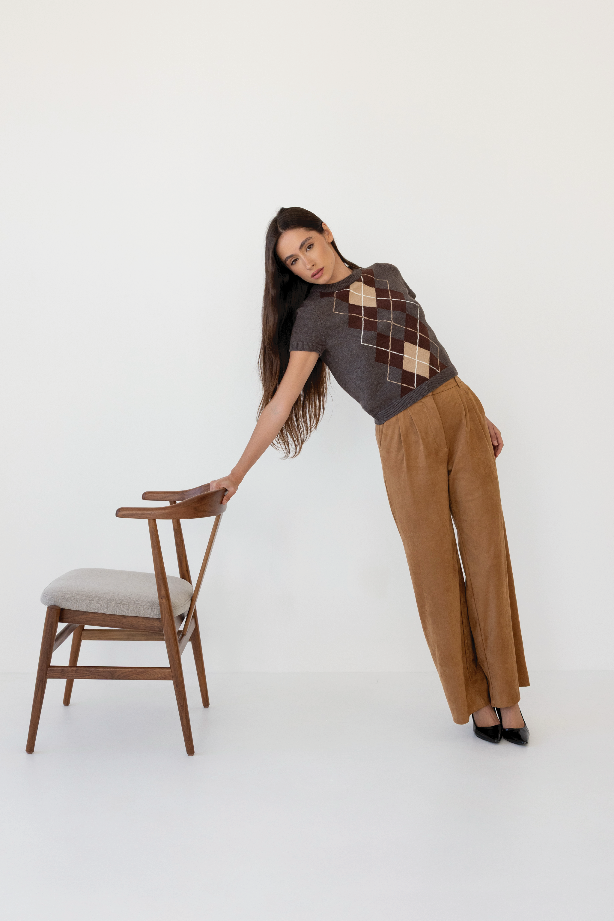 Monroe Vegan Suede Trouser