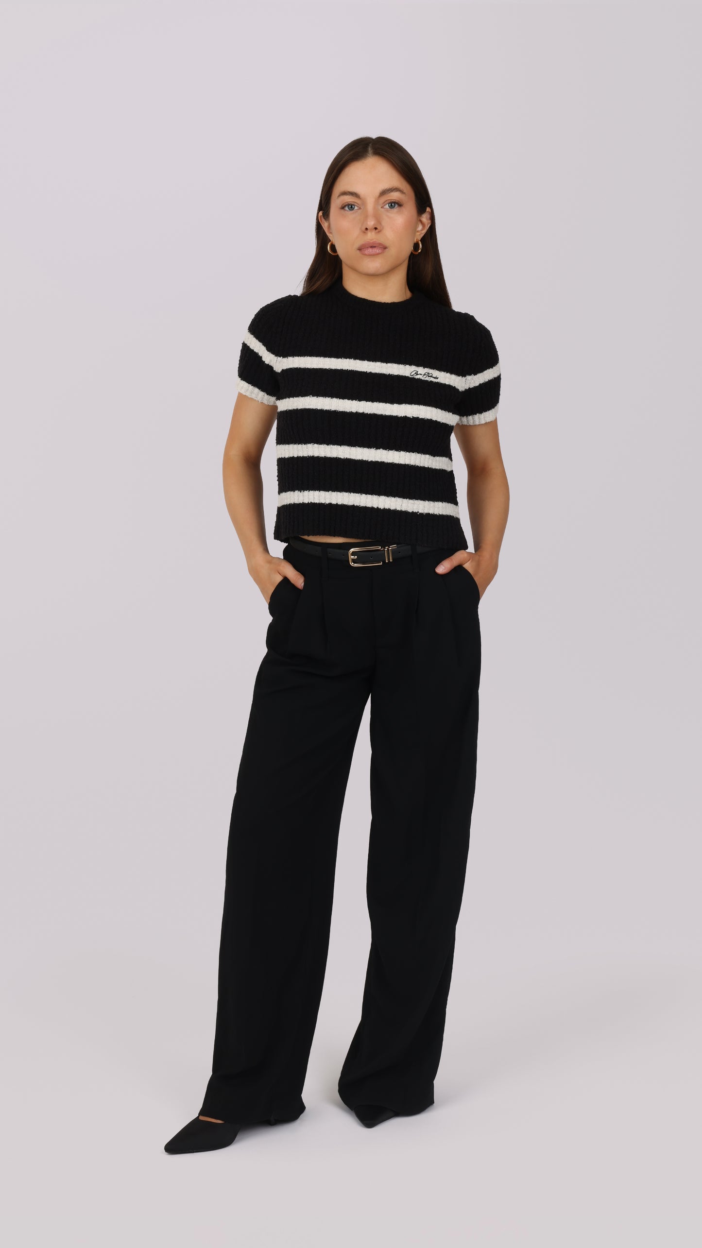 Bijou Boucle Knit Tee