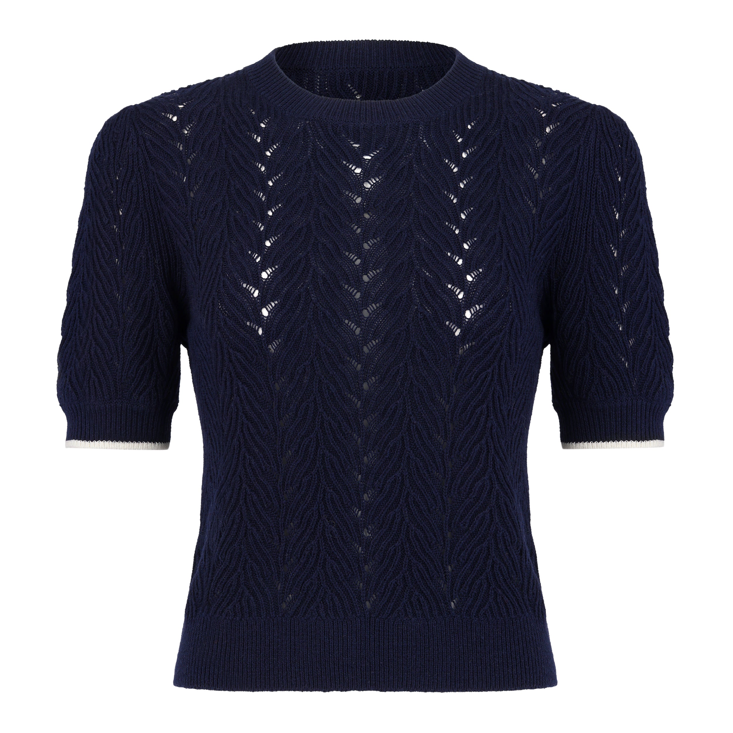 Geneva Pointelle Top