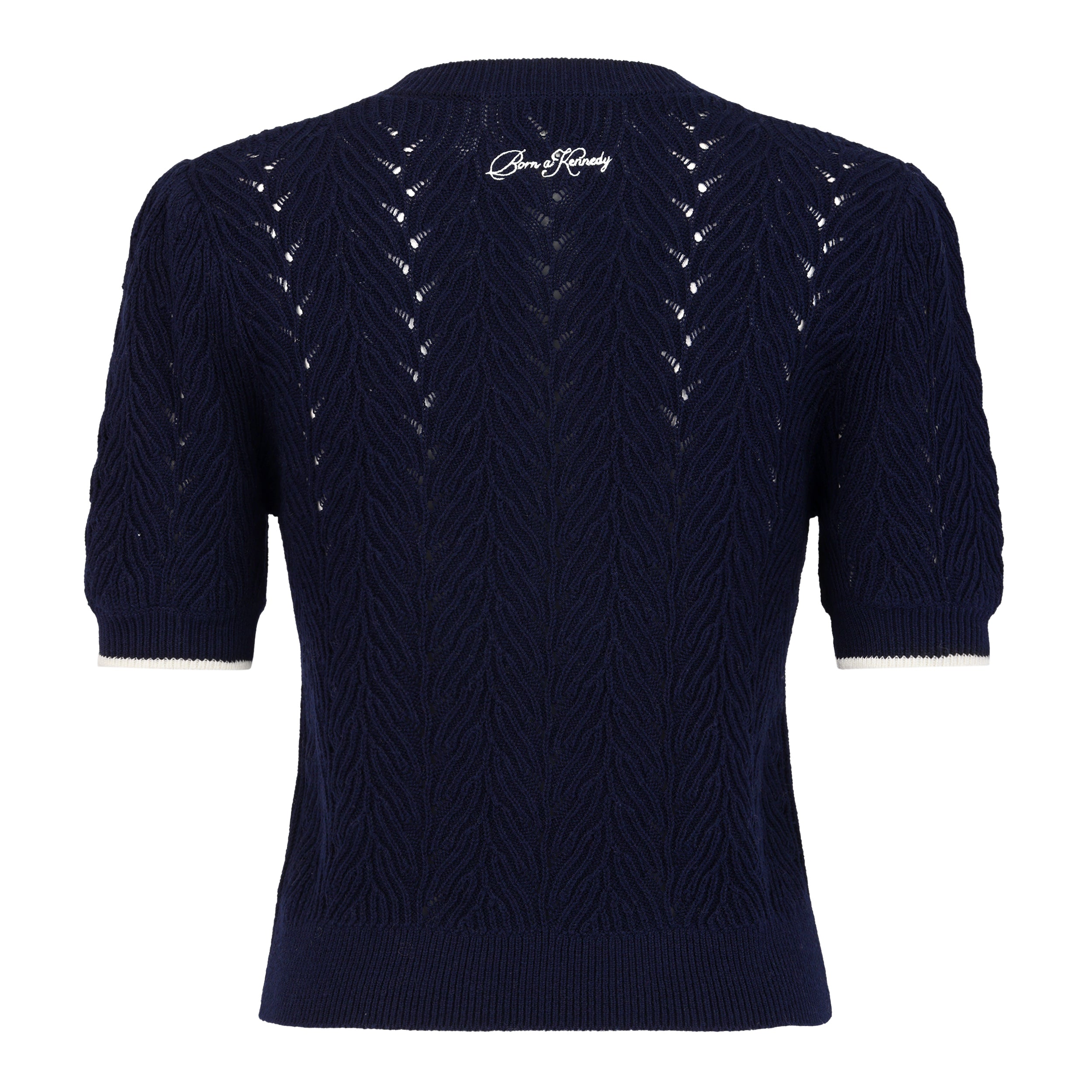 Geneva Pointelle Top