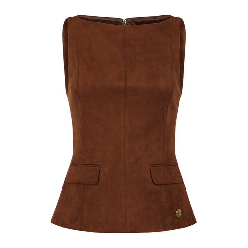 Astrid Vegan Suede Tank