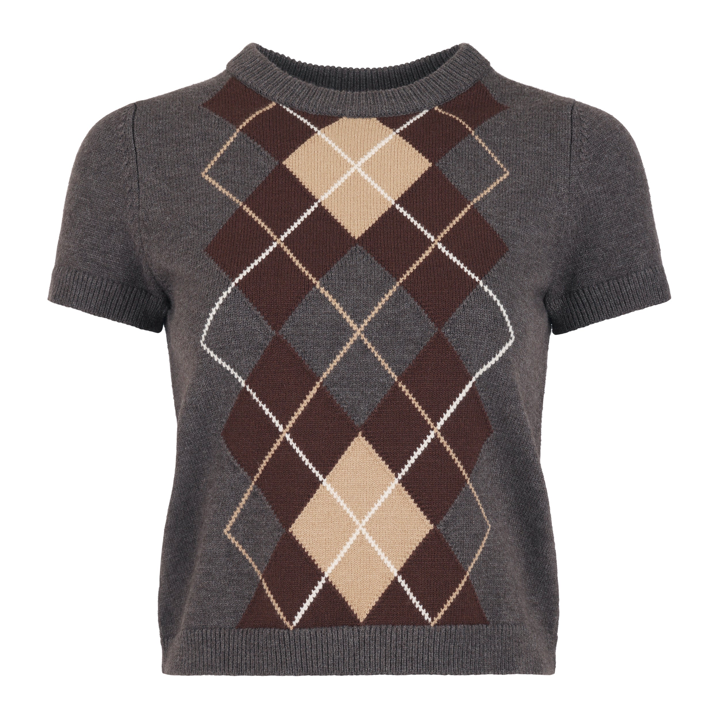 Luxe Argyle Sweater