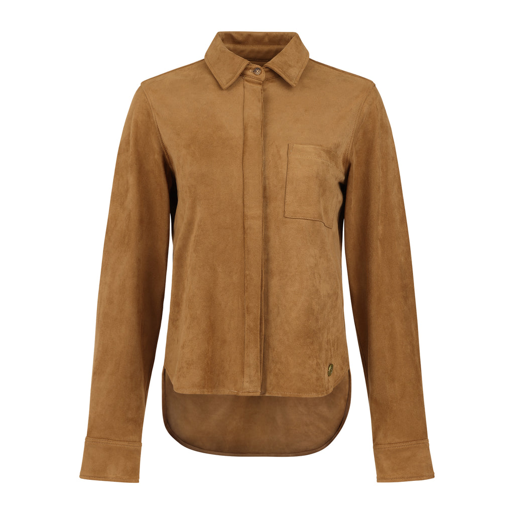 Celine Vegan Suede Shirt
